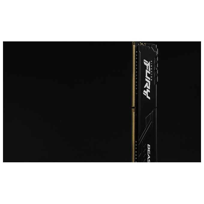Kingston KF432C16BBK2-64 FURY Beast Kit Memoria RAM DDR4 64GB 2x32GB 3200MHz CL16 DIMM Dual Channel XMP 2.0 colore Nero