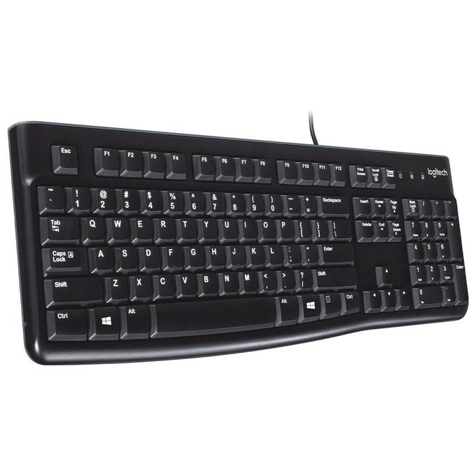 Logitech tastiera retail k120 usb nera
