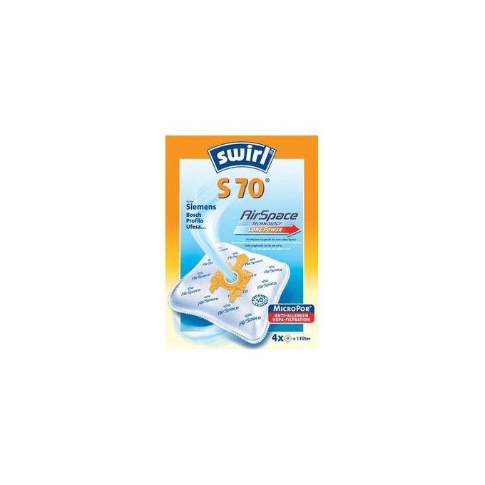 Swirl S 70 MP Plus AirSpace Sacchetti per Aspirapolvere