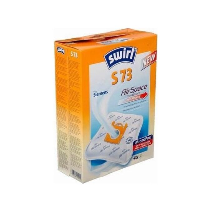 Swirl S 73 MP Plus AirSpace Sacchetti per Aspirapolvere in Carta