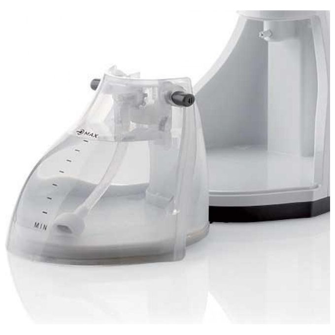 Ariete 4167 - Stiratrice Verticale Piastra in acciaio inox Vapore potente e continuo Spazzola pelucchi 1200W Capacita' 260ml Bianco-Grigio