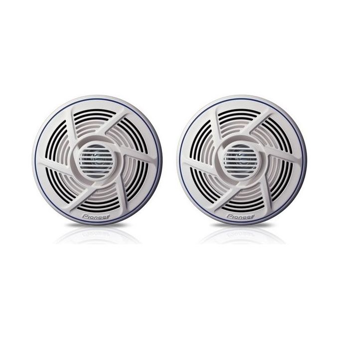 Pioneer TS-MR1600 Altoparlante Marino Coassiale 2 Vie 16 cm 100 W 4 Ohm 90 dB Doppio Cono colore Bianco