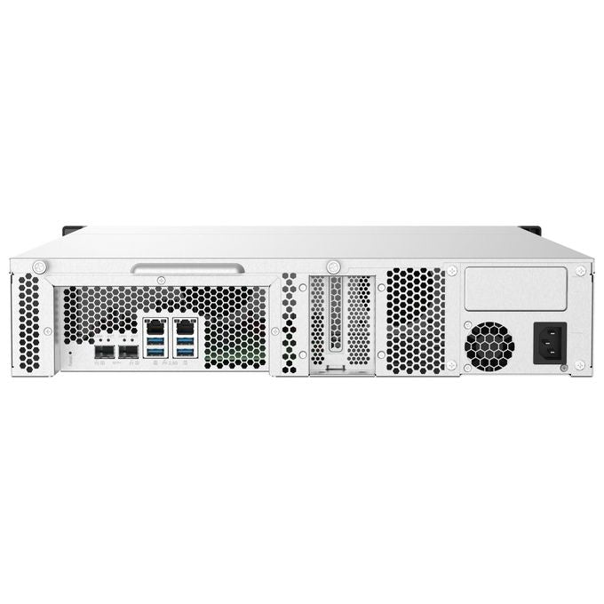 QNAP TS-832PXU-4G TS-832PXU Server Nas 8 Alloggiamenti 10GbE SFP+ 2 5GbE RJ-45 4 USB 3 2 Gen 1 colore Alluminio e Nero