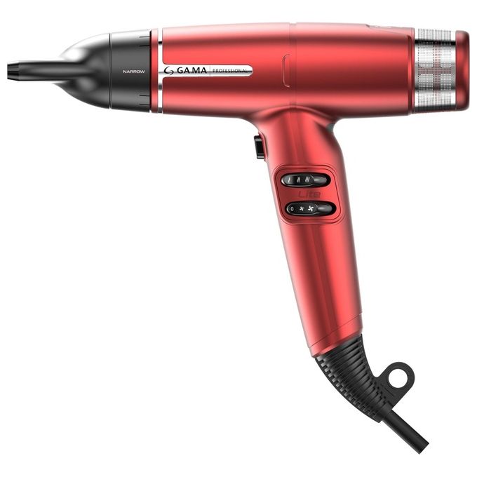 Ga.ma PH6030.RD iQ Lite Asciugacapelli 1500 W Tecnologia Ionica Oxy-Active Motore Brushless 2 Velocita' 3 Temperature Diffusore colore Rosso