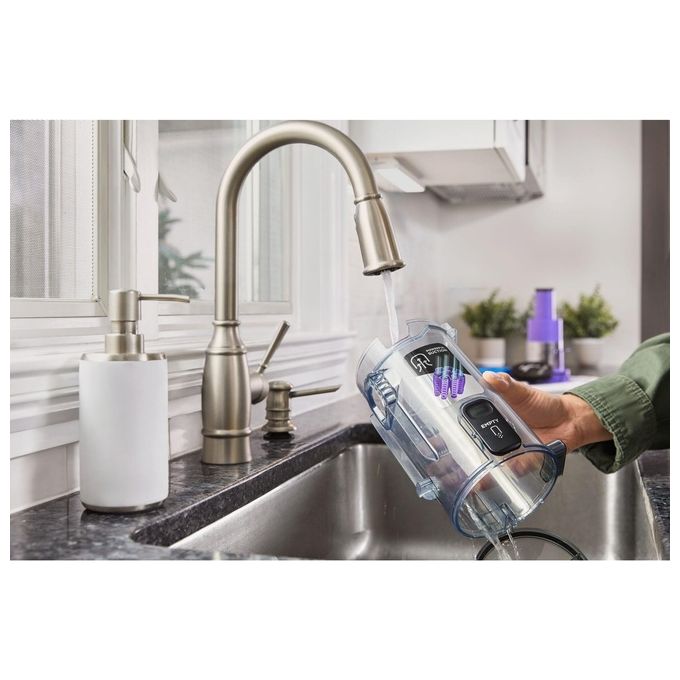 Black and Decker BHFEA640WG Scopa Elettrica Ricaricabile Senza Sacchetto Ciclonica 0,75 L 24 V 35 min colore Nero Acciaio Inox