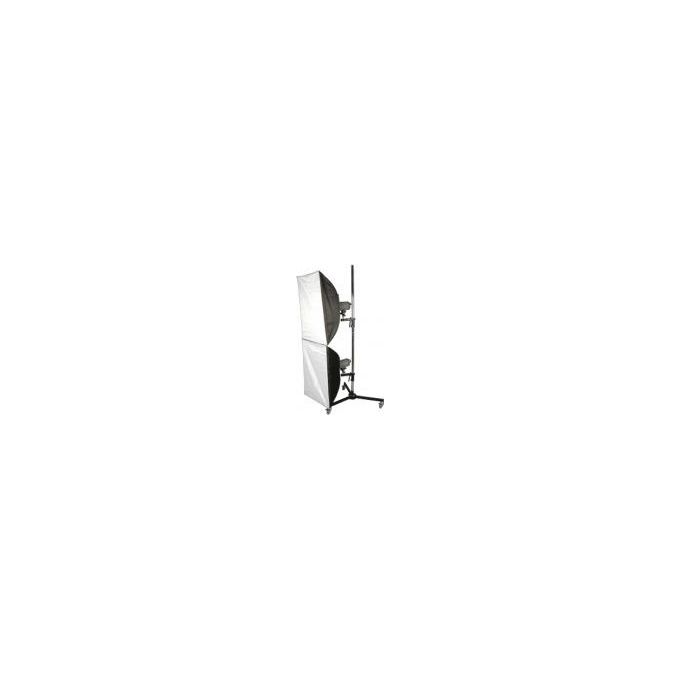 Walimex 15803 Kit di Fissaggio con Capacita' Massima 12 Kg Peso 11 Kg Altezza 2000 mm Profondita' 70 mm colore Nero