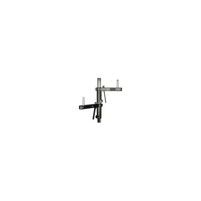 Walimex 15803 Kit di Fissaggio con Capacita' Massima 12 Kg Peso 11 Kg Altezza 2000 mm Profondita' 70 mm colore Nero