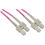 Link Cavo Fibra Ottica SC a SC Multimode Duplex Om4 50-125 5mt Bending Insensitive Lszh