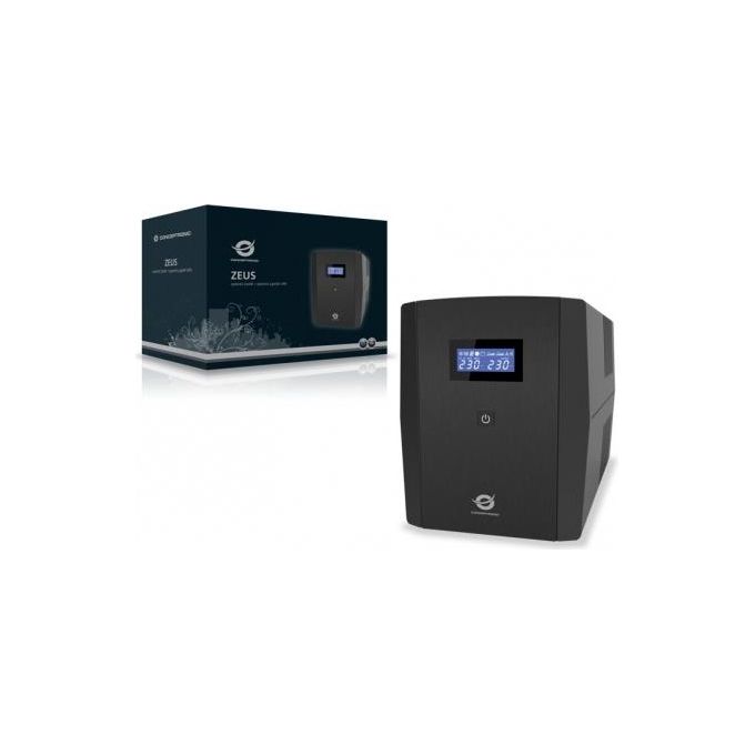 Conceptronic ZEUS04E Gruppo di Continuita' UPS a Linea Interattiva 2200 VA 1320W 6 Prese AC