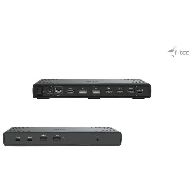 I-TEC C31TRIPLE4KDOCKPDIT Docking Station USB-C Triplo Display 4K 100W PD con USB 3.2 Gen 2 HDMI DisplayPort Ethernet colore Nero