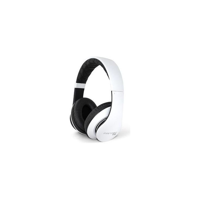 Fantec SHP-3 Cuffia a Padiglione per Telefono Cellulare Stereofonico Nero-Bianco