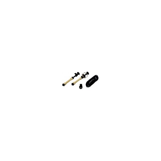 Walimex 14955 Kit di Fissaggio per Sfondi Fotografici con Catena e Peso Adatto Anime 45-78 mm Materiale Metallo Plastica Peso 1 Kg colore Nero