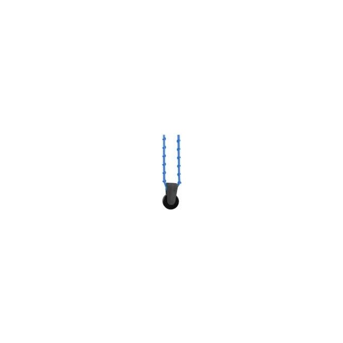 Walimex 15079 Set di Montaggio Parete per Fondali Fotografici 3 Pieghie Accessorio per Fondali con Carico Massimo 6 Kg Materiale Metallo Plastica colore Multicolore
