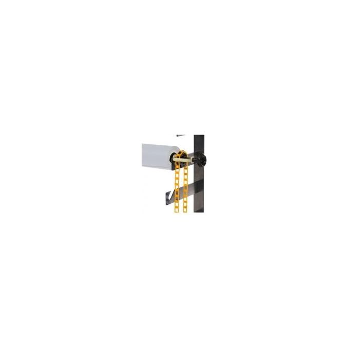 Walimex 15079 Set di Montaggio Parete per Fondali Fotografici 3 Pieghie Accessorio per Fondali con Carico Massimo 6 Kg Materiale Metallo Plastica colore Multicolore