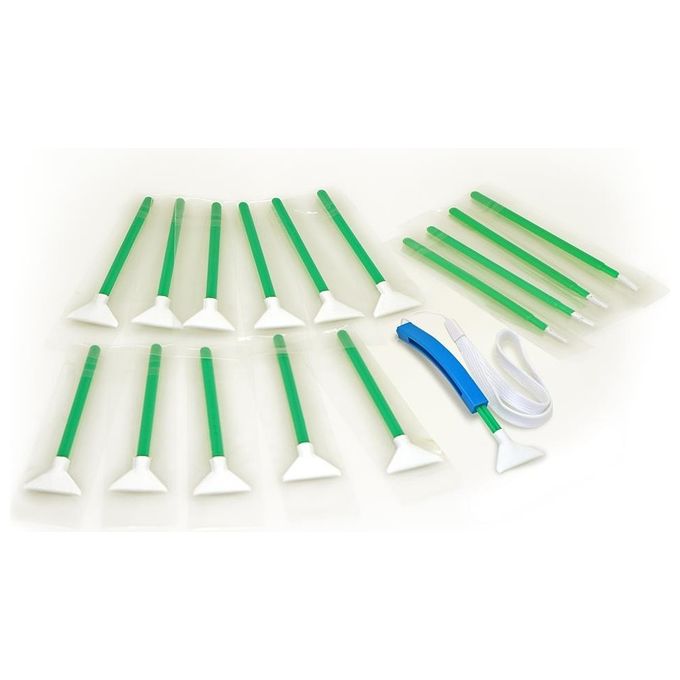VisibleDust 4080470 VSwabs Cuscinetto pulisci-schermo per fotocamera con tessuto Ultra MXD-100 dimensione 1.0x (24mm) colore Verde
