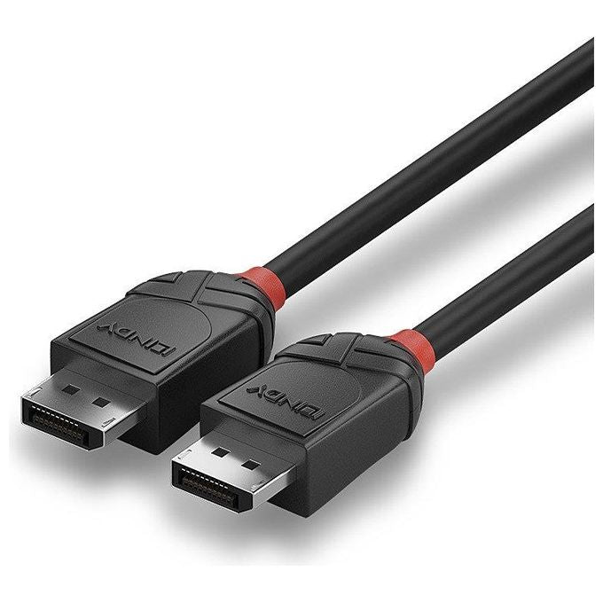 Lindy Cavo Displayport 1,2 M-M Black Line 1mt