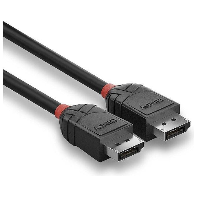 Lindy Cavo Displayport 1,2 M-M Black Line 1mt