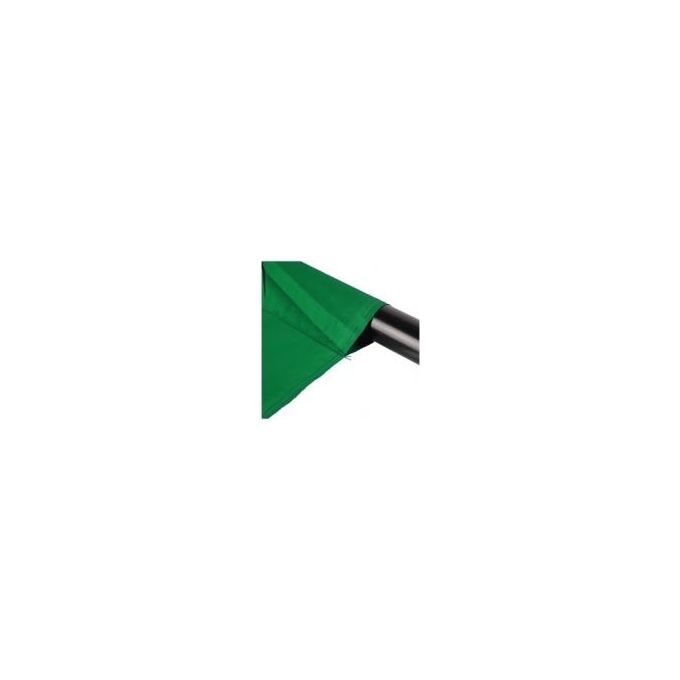 Walimex PRO 16550 Sfondo in Tessuto 2.85 x 6 m 130 g-m² Poliestere con Tunnel colore Verde