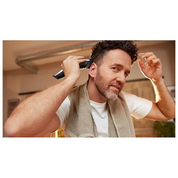 Philips HC9450-15 Hairclipper Series 9000 Regolacapelli Lame in Titanio Display Digitale Autonomia 120 min Grigio