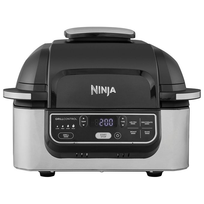 Ninja AG301EU Grill e Friggitrice ad Aria 5 Funzioni di Cottura 5.8 Litri Nero