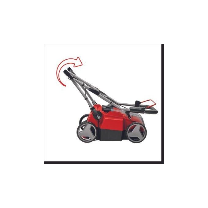 Einhell 3420680 GE-SC 36-35 Li - Solo Scarificatore a Batteria 36 V con Motore Brushless 16 Lame in Acciaio Inox Regolazione Profondita' 3 Livelli Peso 9.94 Kg colore Nero Rosso