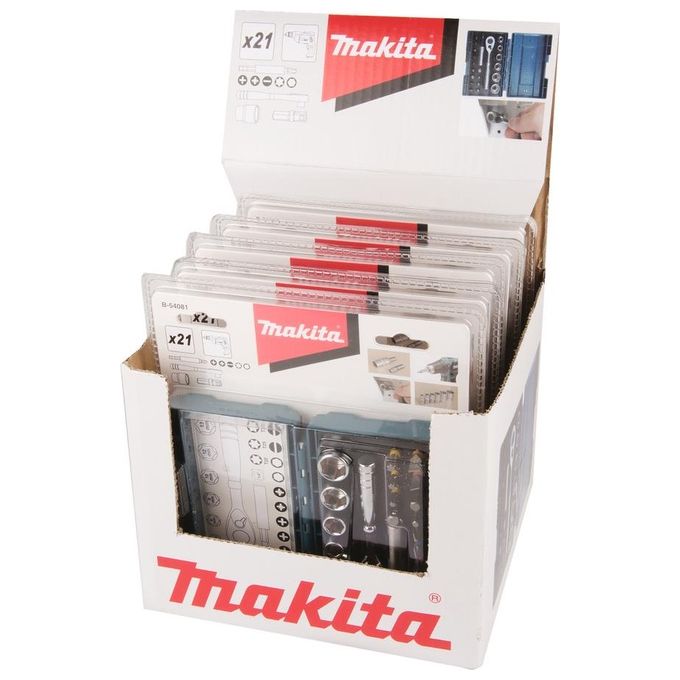 Makita B-54081 Set Punte con Chiavi a Cricchetto