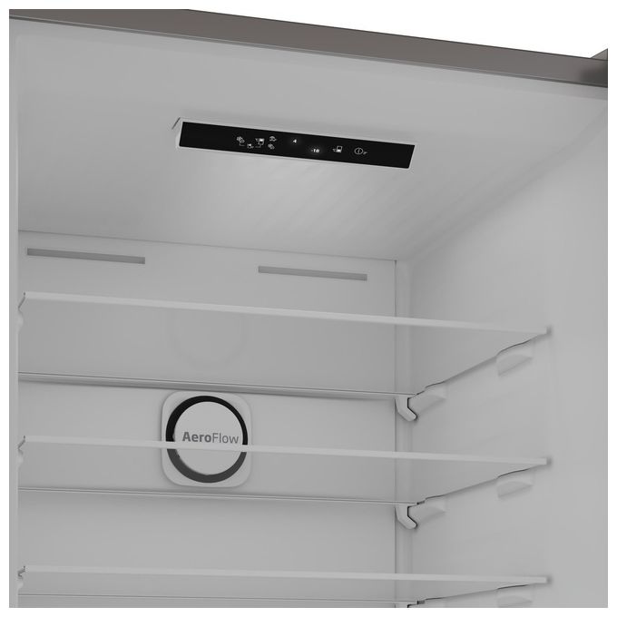 Beko B3RCNE564HDXB Beyond Frigorifero Combinato 490 L 192 cm Classe E 38 dB Total No Frost Dispenser Acqua colore Metallico