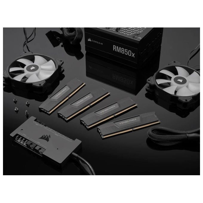 Corsair CMK32GX5M2E6000Z36 Vengeance Memoria RAM DDR5 32 GB 2x16 GB 6000 MHz CL36 AMD EXPO colore Grigio