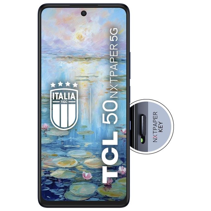 TCL T702D 50 Nxtpaper Smartphone 5G Dual SIM 8 GB RAM 256 GB 6.8'' 120 Hz colore Midnight Blue