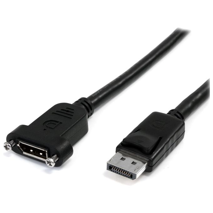 Startech Cavo Displayport Panel-Mount Digital Video Extension 3ft 20Pin