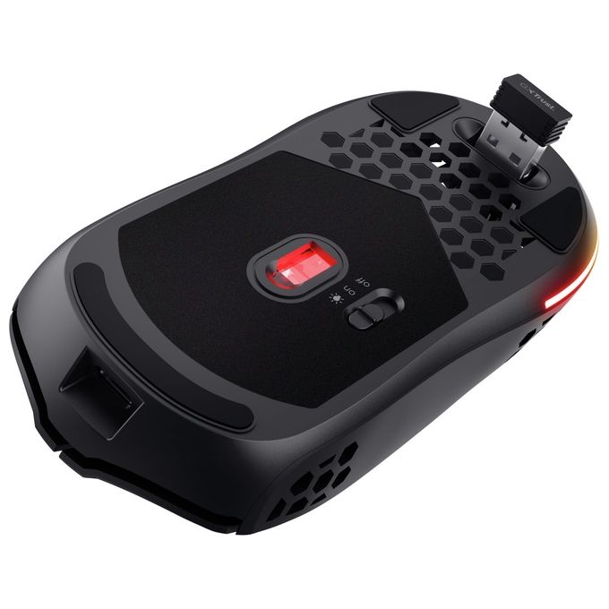Trust GXT 929 Helox Mouse da Gaming Mano Destra RF Wireless Ottico 4800 DPI