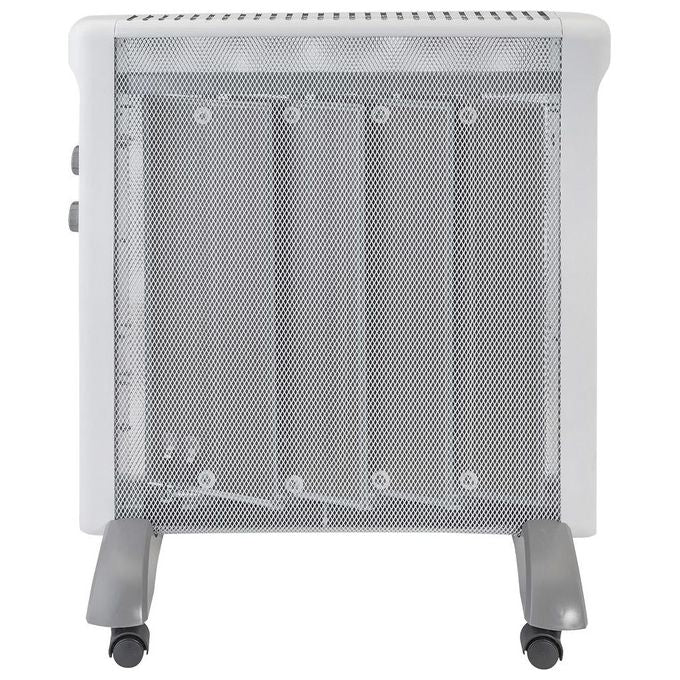 Bimar HC515 Termoconvettore in Mica 2000 W con Termostato Regolabile e Protezione Anti-ribaltamento colore Grigio