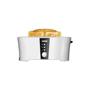 Unold 38020 Design Dual Tostapane a fessura lunga 4 fette 1350 W scongelamento riscaldamento colore Nero Bianco