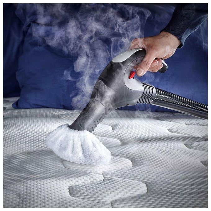 Polti PVEU0083 Vaporetto Lecoaspira FAV50 Pulitore a Vapore con Aspirapolvere con Filtro ad Acqua Capacita' 1,8 Litri Potenza 2450 W Filtro HEPA 13 Bianco-Rosso