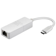 D-Link, Adattatore USB-C a Gigabit Ethernet, DUB-E130, 1000 Mbit-s, Bianco