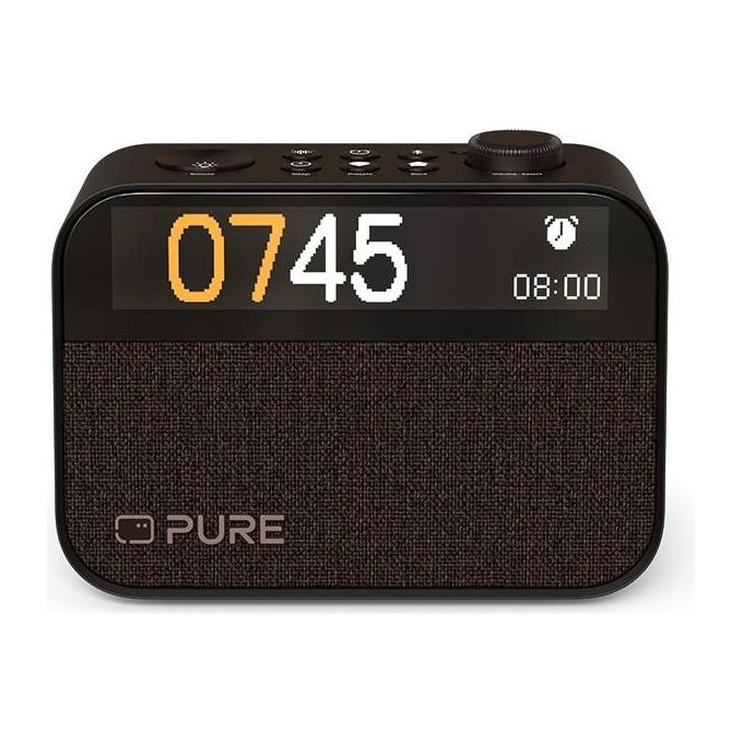 Pure 252448 Moment Radiosveglia DAB+ FM Bluetooth 5.3 Rumore Bianco Luce Alba 5W colore Nero