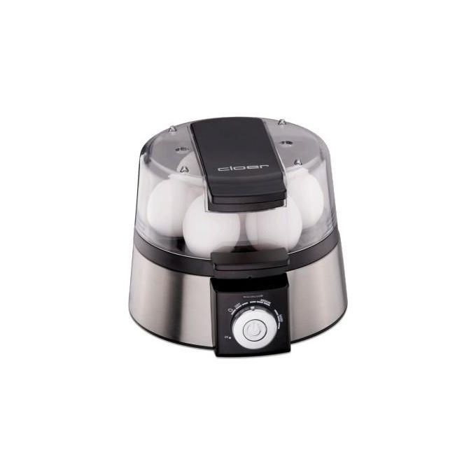 Cloer 6070 Cuociuova elettrico 7 uova 435 W cottura alla coque mantenimento calore colore Nero Argento