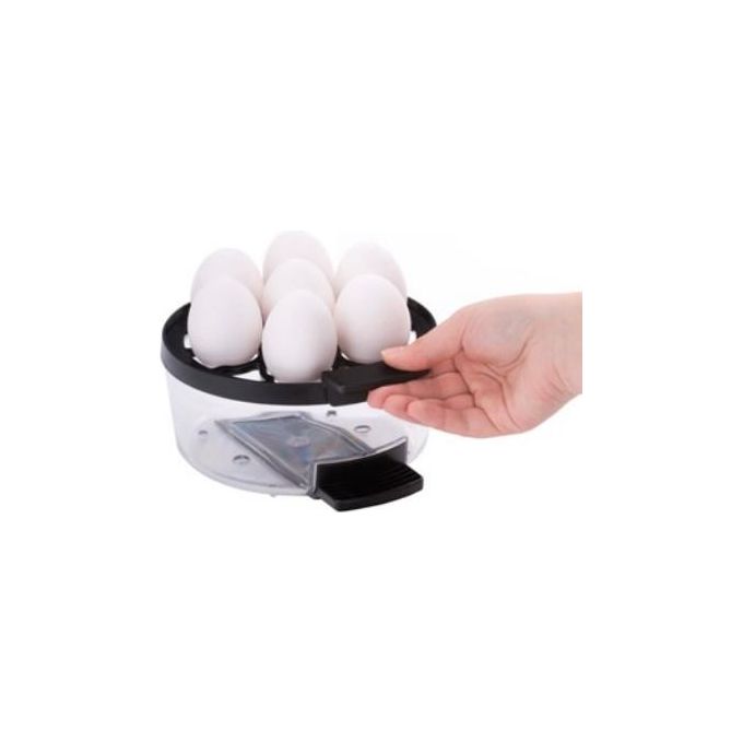 Cloer 6070 Cuociuova elettrico 7 uova 435 W cottura alla coque mantenimento calore colore Nero Argento