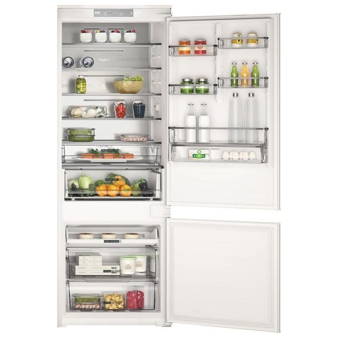 Whirlpool WHSP70T121 Frigorifero Combinato da Incasso 394 L 193,5 cm Classe E Total No Frost 32 dB colore Bianco