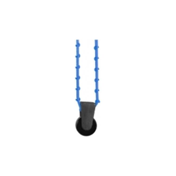 Walimex 12504 Set di Supporto Portafondale a 3 Ganci per Sfondi in Cartone Montaggio a Parete e Soffitto Portata 6 Kg colore Nero Blu