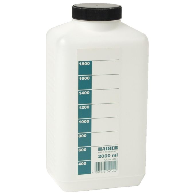 Kaiser Fototechnik Chemical Storage Bottle 2000ml Bianco