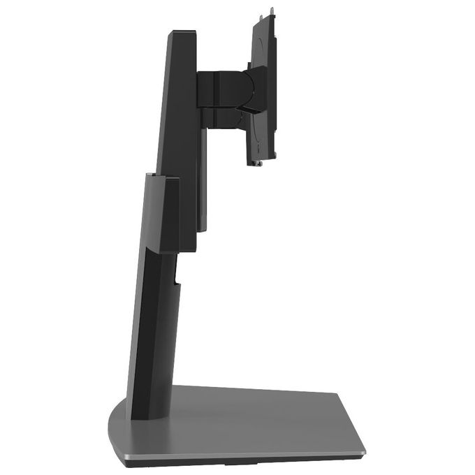 Dell MDS19 Supporto Monitor Doppio da Scrivania per Schermi 19'' 27'' VESA 100x100 mm Regolabile colore Alluminio Nero