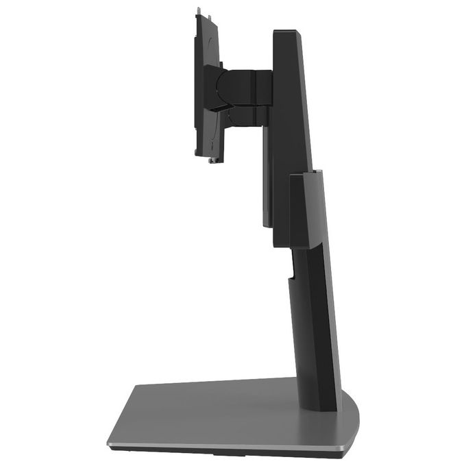 Dell MDS19 Supporto Monitor Doppio da Scrivania per Schermi 19'' 27'' VESA 100x100 mm Regolabile colore Alluminio Nero