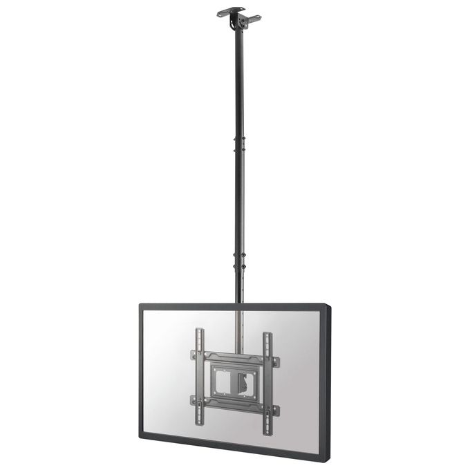 Equip 650321 Staffa TV da 32'' a 70'' per Montaggio a Soffitto Inclinazione 5 - 25° Rotazione ±30° VESA 100x100 - 400x400 mm colore Nero