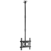 Equip 650321 Staffa TV da 32'' a 70'' per Montaggio a Soffitto Inclinazione 5 - 25° Rotazione ±30° VESA 100x100 - 400x400 mm colore Nero