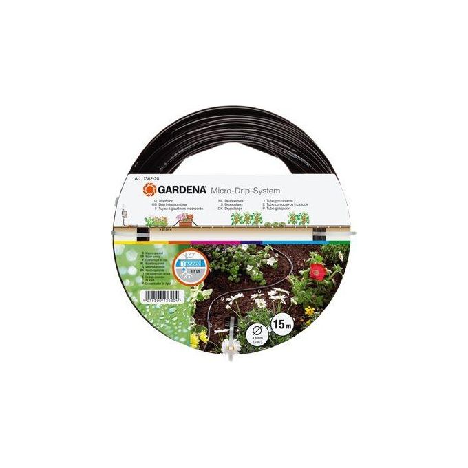 Gardena Micro-Drip-System gocc. 4,6 mm (3-16), 1,5 l-h, 15 m