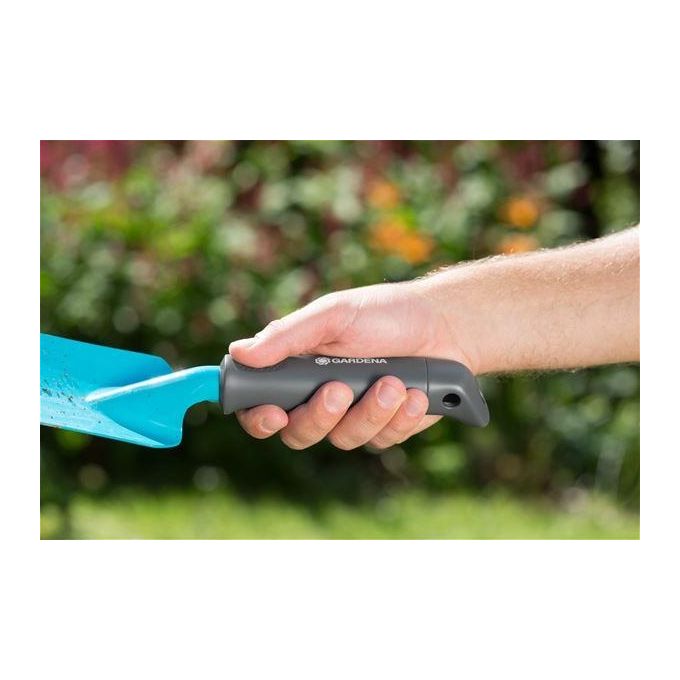 Gardena Trapiantatore Stretto Duroplast Acciaio-Nero-Blu