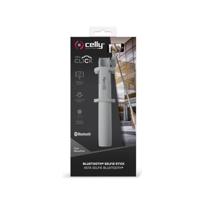 Celly Mono Splitpod Bluetooth Bastone per Selfie per Smartphone Bianco