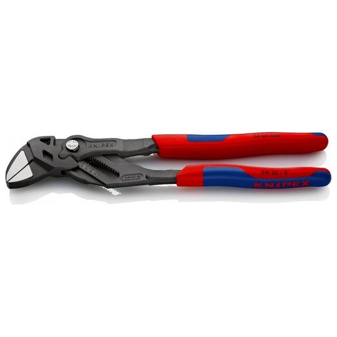 Knipex 86 02 250 Pinza Chiave 250 mm acciaio cromo-vanadio ganasce parallele 52 mm colore Grigio