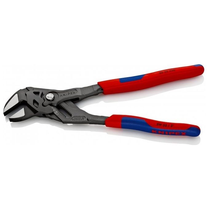 Knipex 86 02 250 Pinza Chiave 250 mm acciaio cromo-vanadio ganasce parallele 52 mm colore Grigio